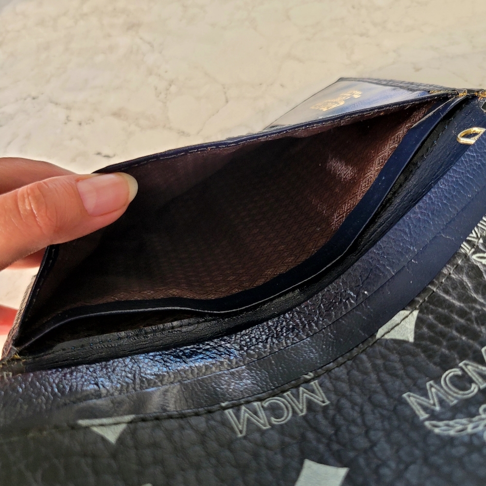 MCM Black and Gray Wallet - Picture 12 of 16